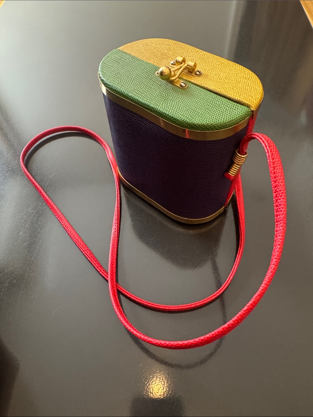 Vintage Crossbody Box Bag